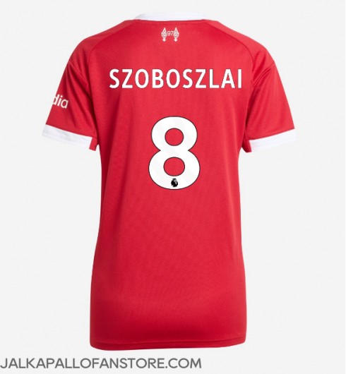 Liverpool Dominik Szoboszlai #8 Kotipaita Naisten 2025-26 Lyhythihainen Liverpool Dominik Szoboszlai #8 Kotipaita Naisten 2025-26 Lyhythihainen